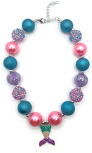 Mermaid Tail Chunky Bubblegum Necklace