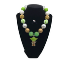 Green Space Wars Chunky Bubblegum Necklace