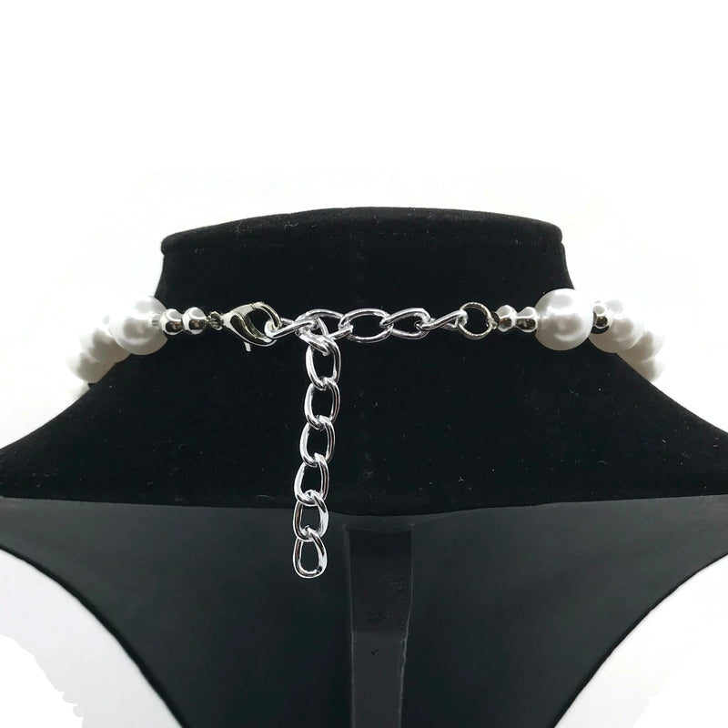 Snowflake Chunky Bubblegum Necklace with Bracelet Set