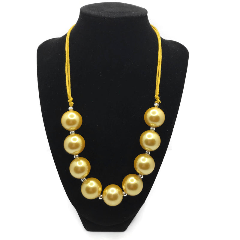 Pearl Series Chunky Bubblegum Necklace
