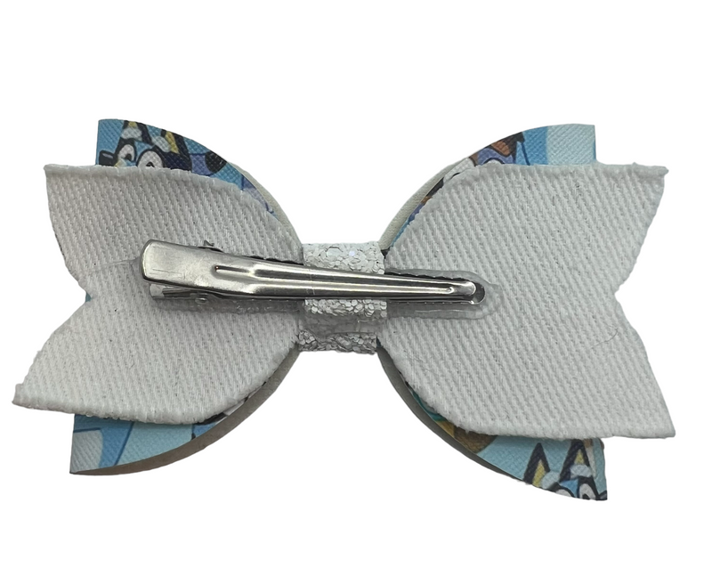 Bluey Characters Hair Clip Bow