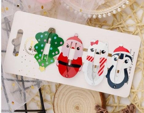 Christmas 4pk Snap Clip Set