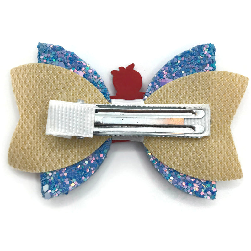 Art, Math & Reading Hair Clip Bow