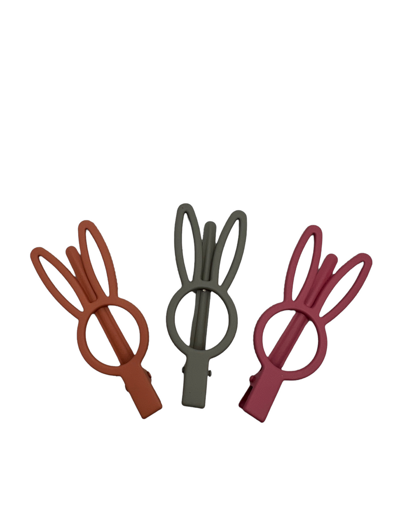 Bunny Hair Clip 3-Pack