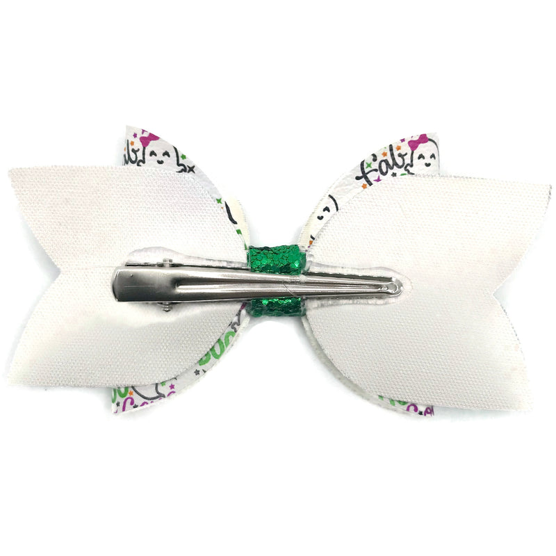 Fab-Boo-Lous Ghost Hair Clip Bow