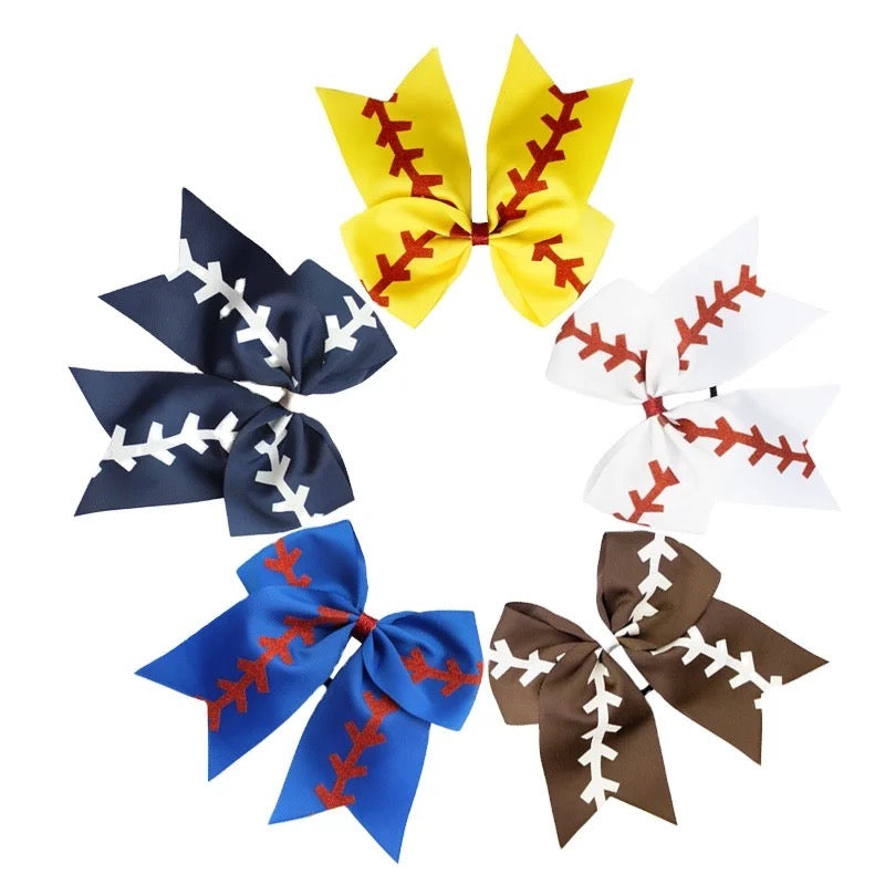 Sports Elastic Hair Tie Ribbon Bow