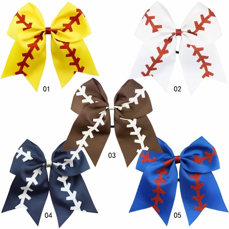 Sports Elastic Hair Tie Ribbon Bow