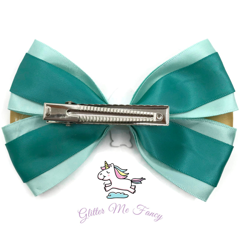 Jasmine Inspired Hair Clip Ribbon Bow