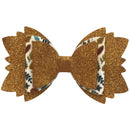 Golden Leafs Hair Clip Bow