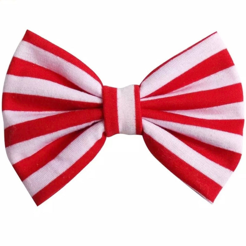 Fabric Patriotic Hair Clip Bows