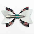 Sugar Skull Hair Clip Bow