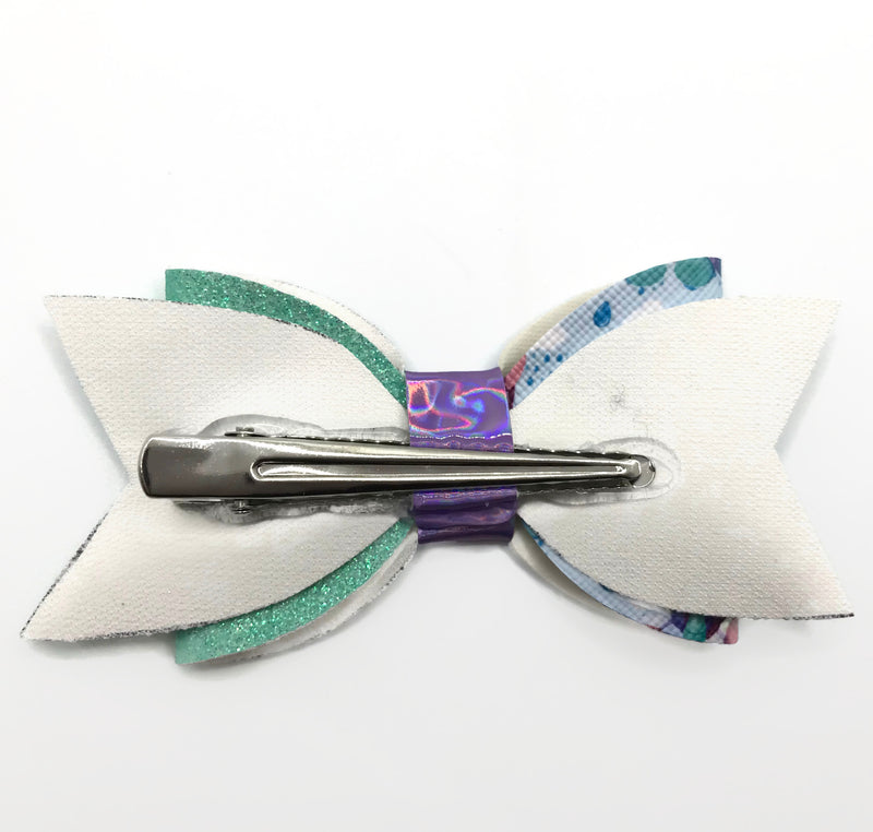 Toy Unicorn Hair Clip Bow