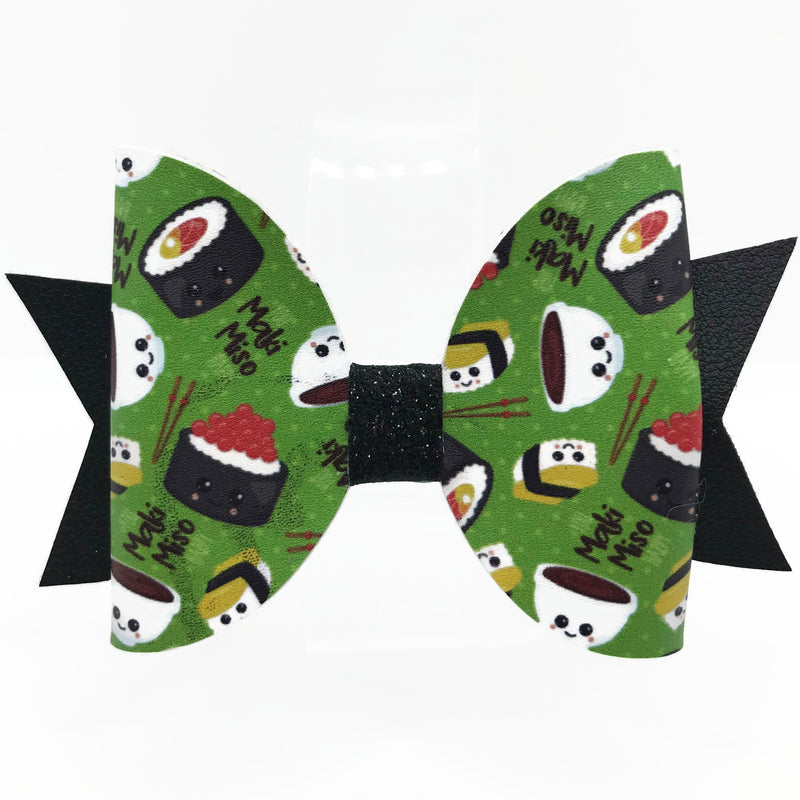 Sushi Hair Clip Bow