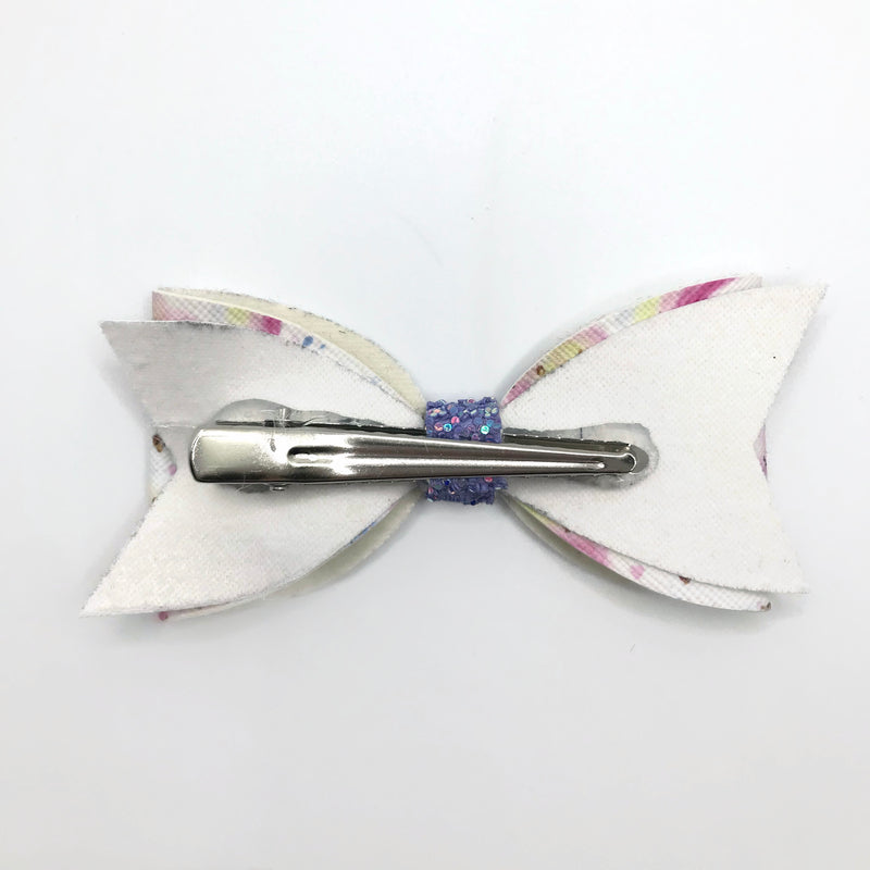 Cloud with Rainbow Hair Clip Bow