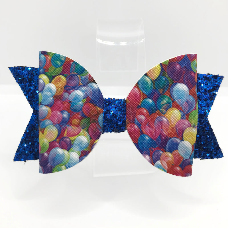 Balloons Hair Clip Bow