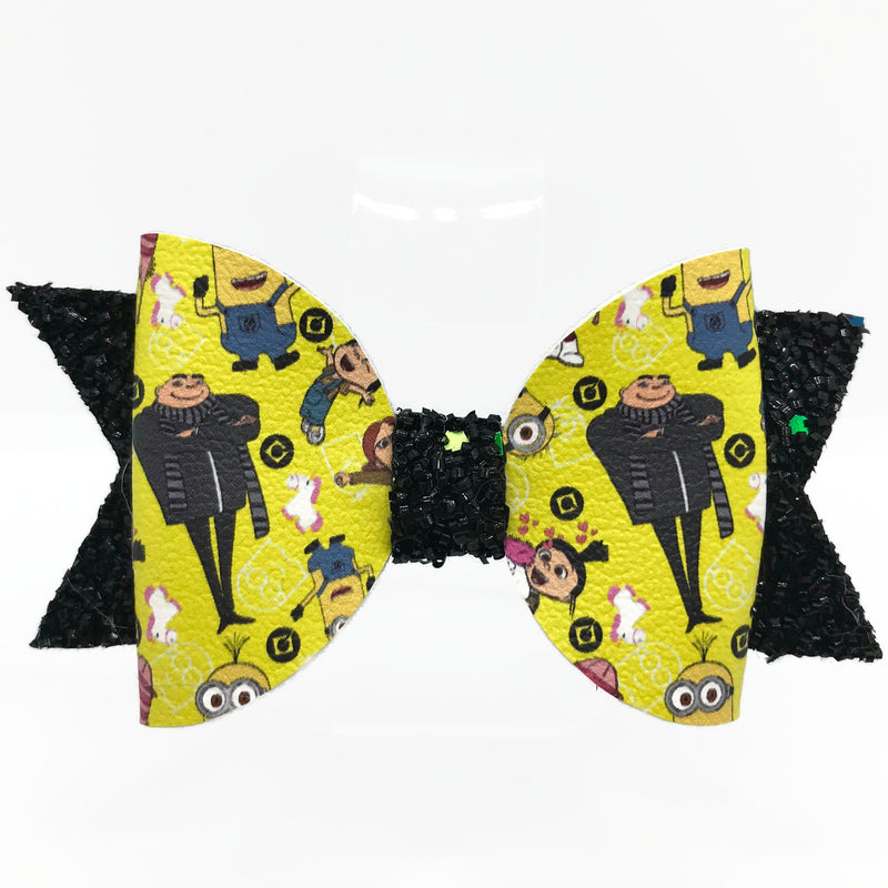 Minions Hair Clip Bow