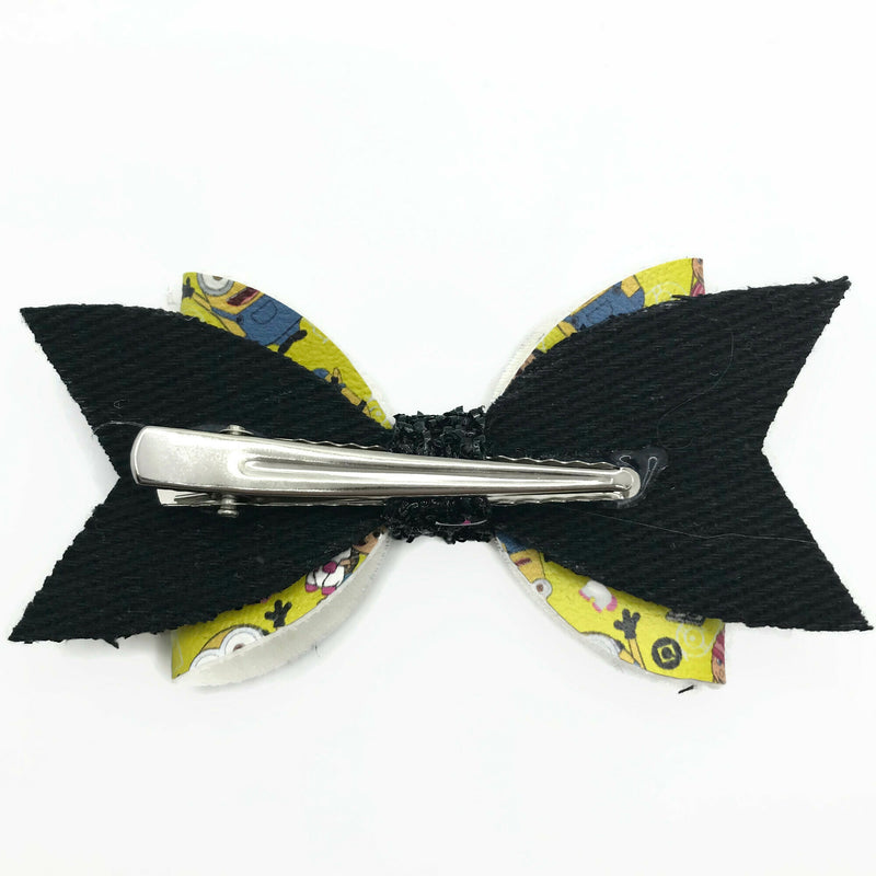 Minions Hair Clip Bow