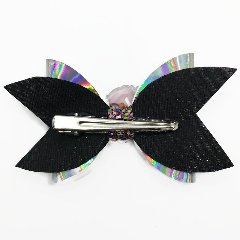 Shaker Unicorn Sparkle Hair Clip Bow