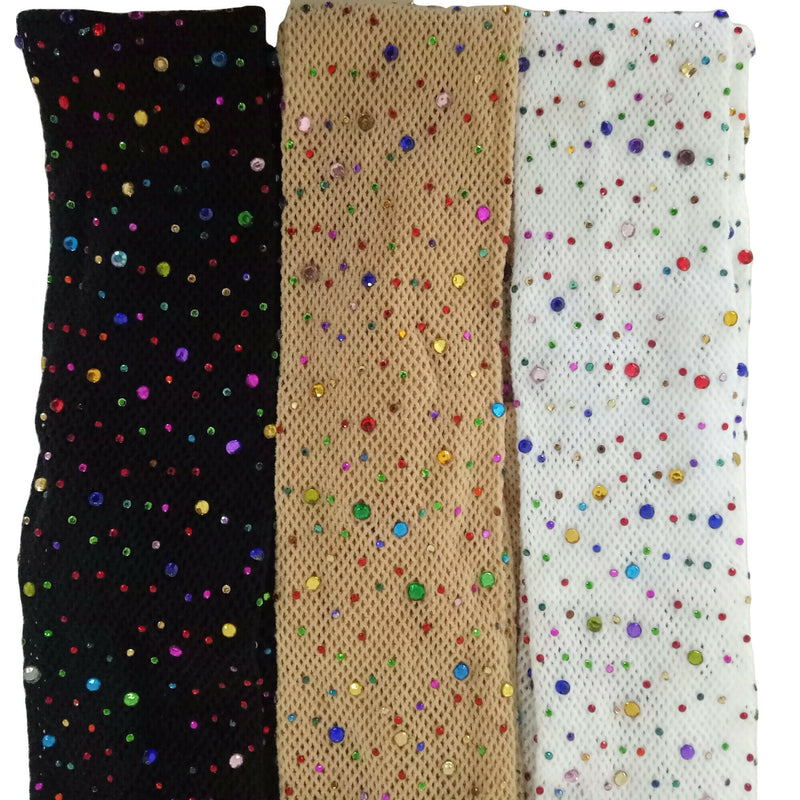 Rainbow Rhinestone Bling Tights (3-12yrs)