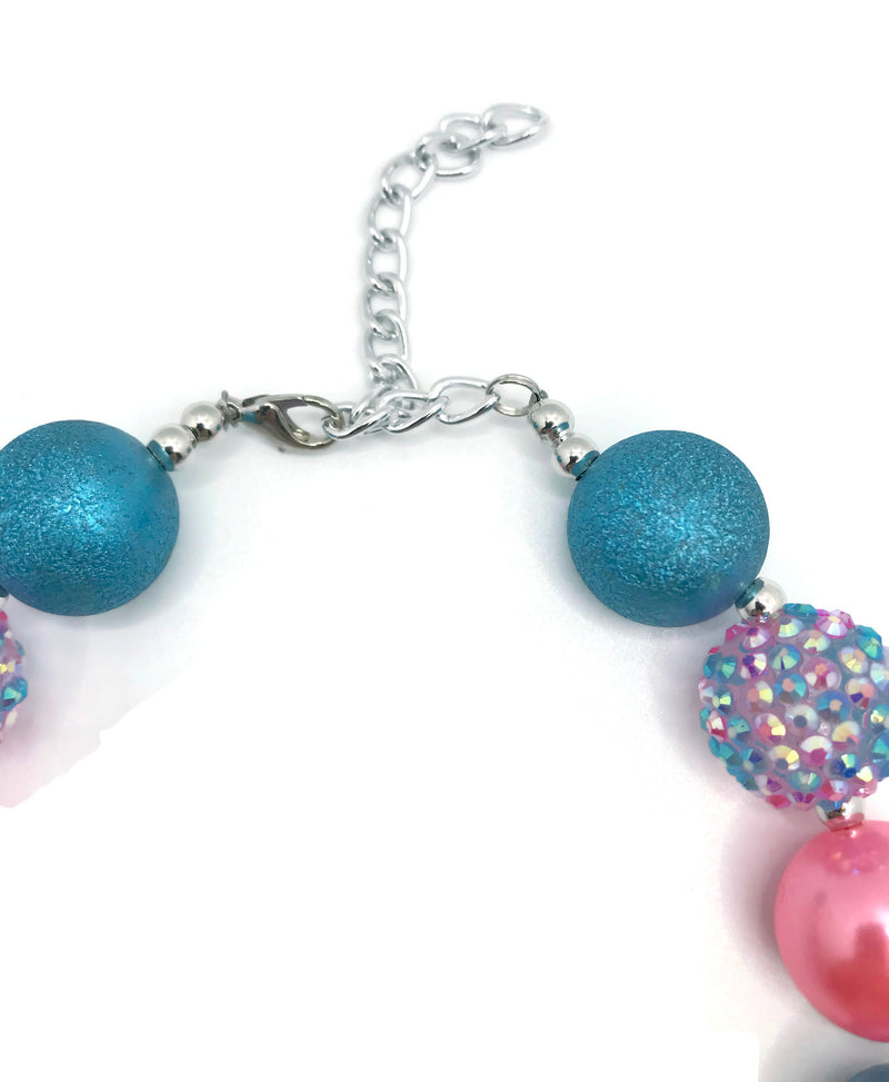 Mermaid Tail Chunky Bubblegum Necklace