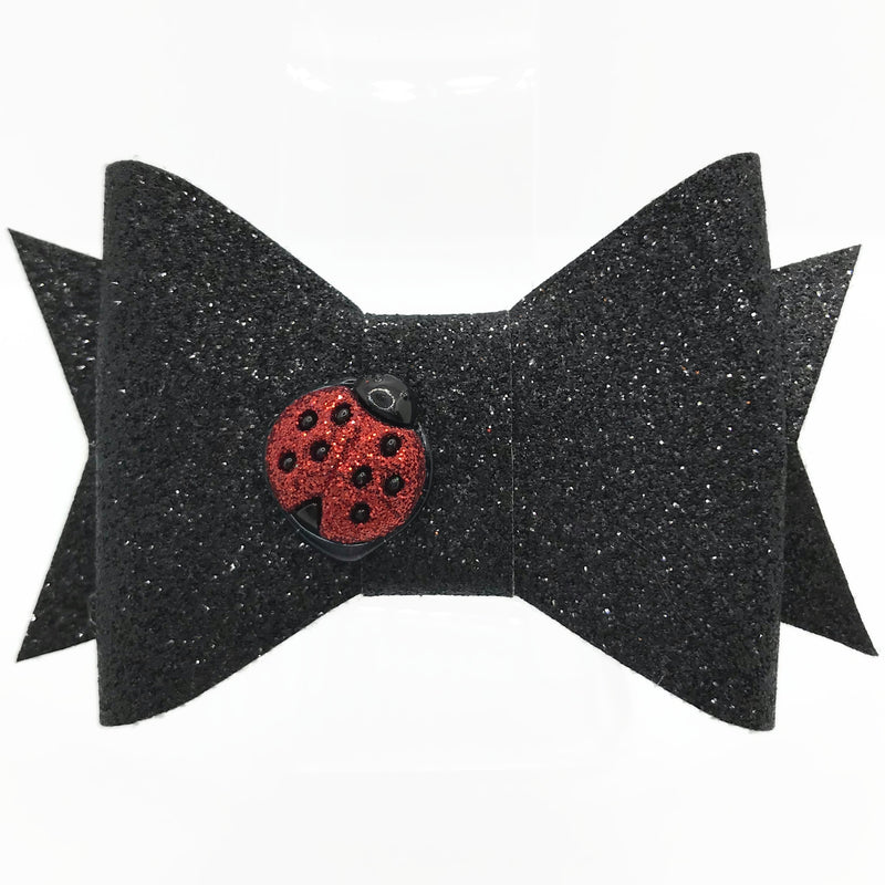 Ladybug Hair Clip Bow