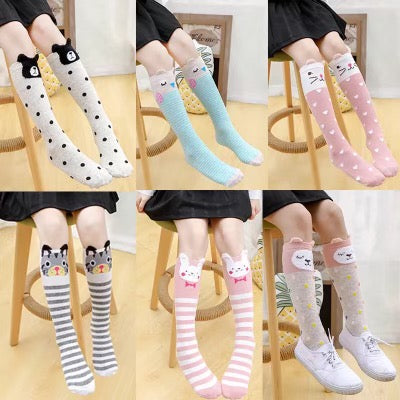 Cat Hearts Knee High Socks