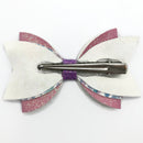 Pink and Purple Seashells Hair Clip Bow