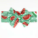 Watermelon Milk Silk Headband Bow