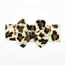 Cheetah Milk Silk Headband Bow