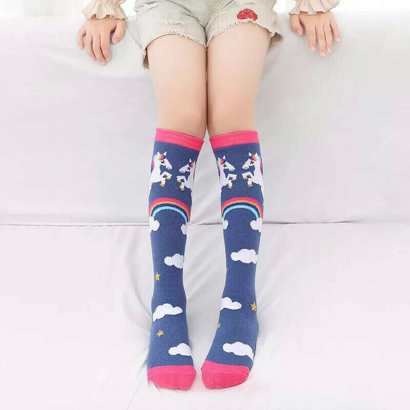 Unicorn Cloud Knee High Socks