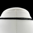 Black Leather Tassel Chunky Bubblegum Necklace