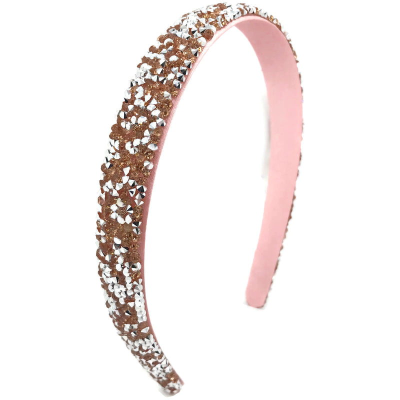 Rose Gold & Silver Bling Headband