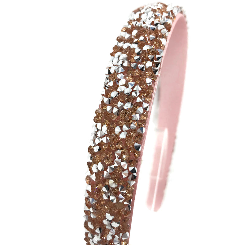 Rose Gold & Silver Bling Headband