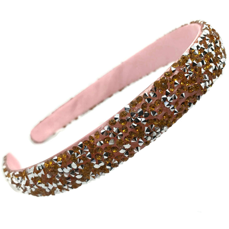 Yellow Gold & Silver Bling Headband