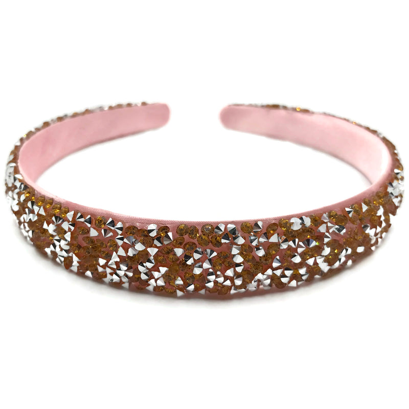 Yellow Gold & Silver Bling Headband