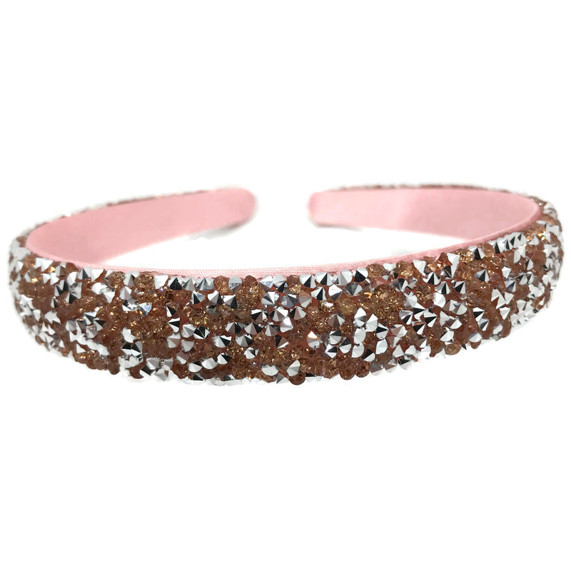 Rose Gold & Silver Bling Headband