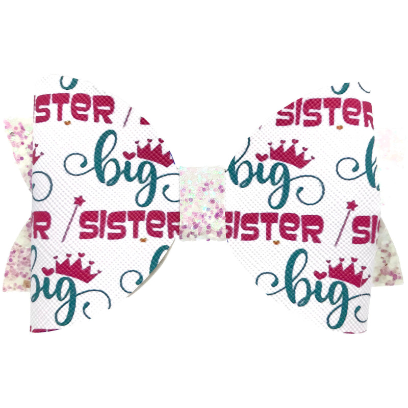 Big Sister Hair Clip Bow