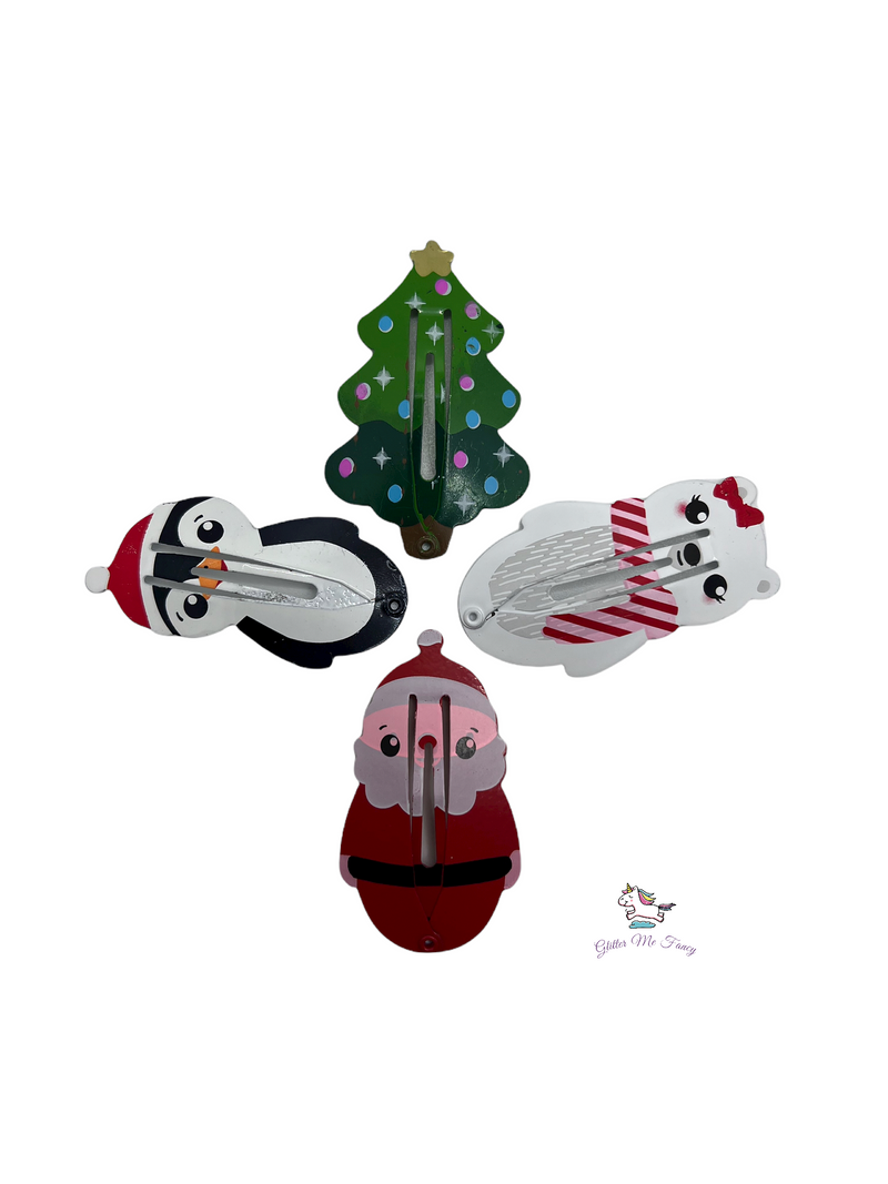 Christmas 4pk Snap Clip Set