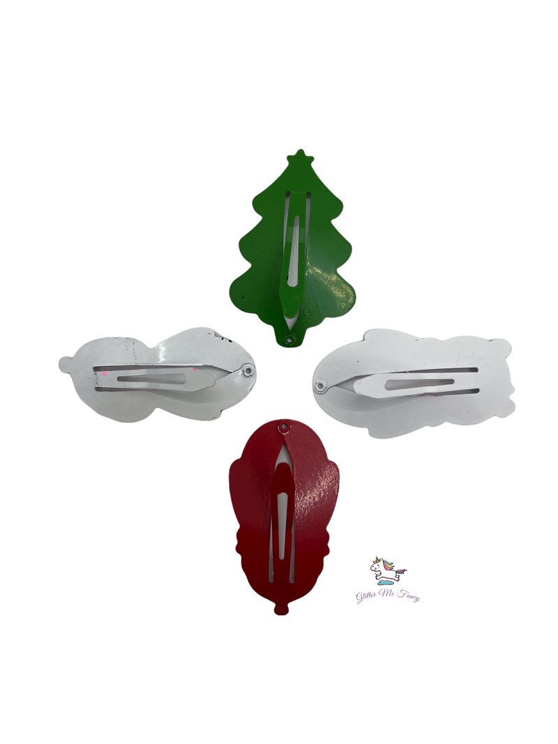 Christmas 4pk Snap Clip Set